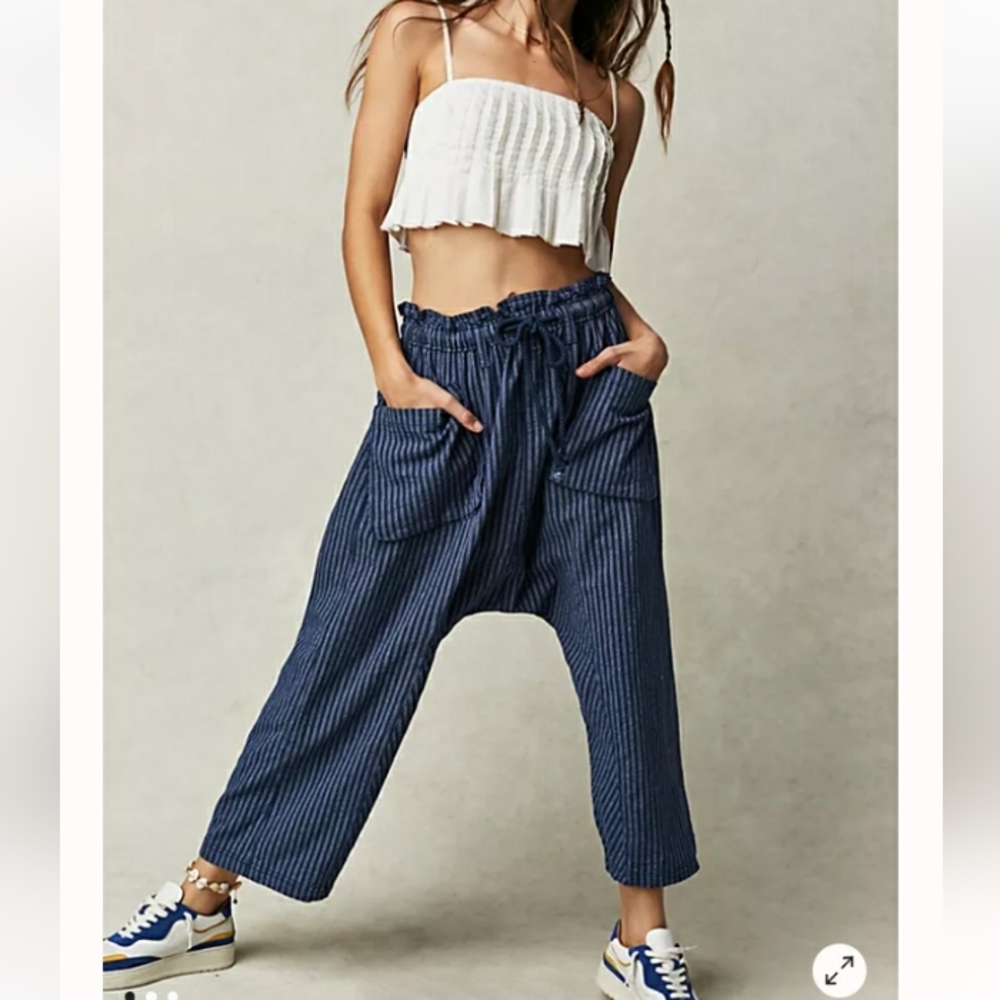 Free people Runyon oversized striped pant